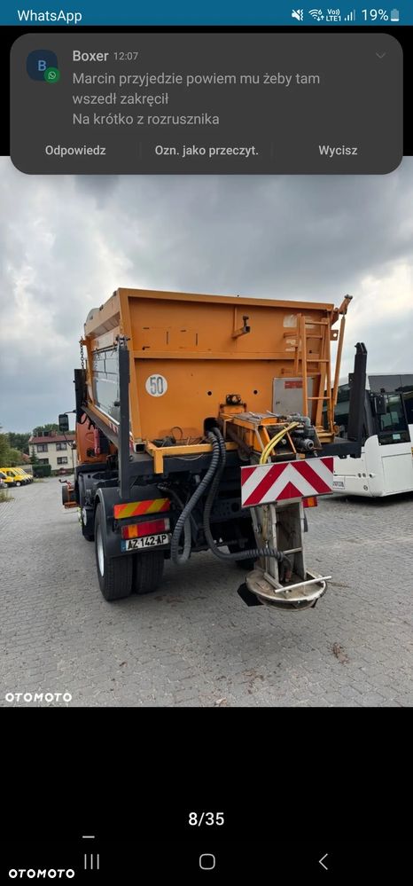 Renault Kerax 4x4 320DCi Wywrotka 3str 2004r. Klima SPECJALNY Solarka ACOMETIS Piaskarka Pług - 10