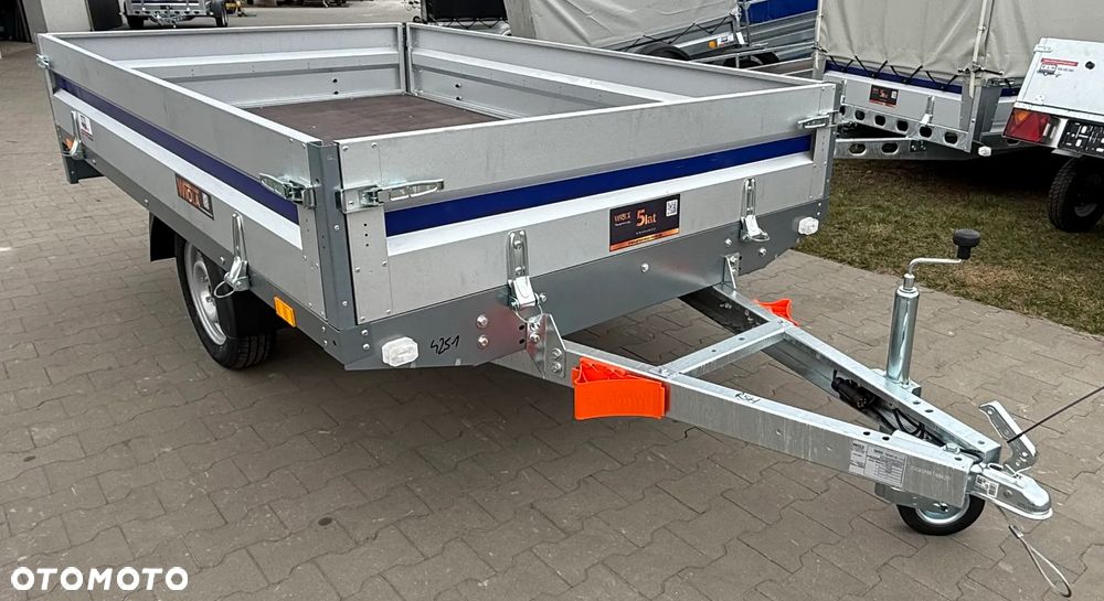Wiola Przyczepa samochodowa WIOLA  HOCHLADER L1 OŚ 256x156 cm , DMC: 750 kg - 4