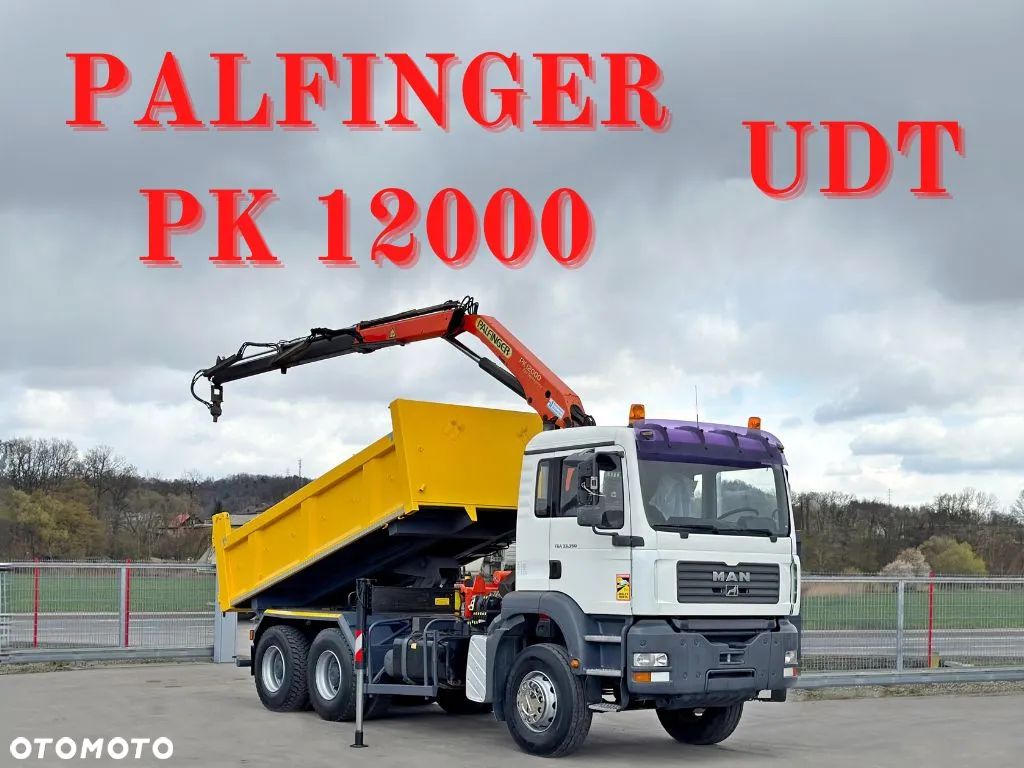 MAN TGA 33.350 * WYWROTKA 4,70 m * PK 12000 * 6x4 * STAN BDB - 1