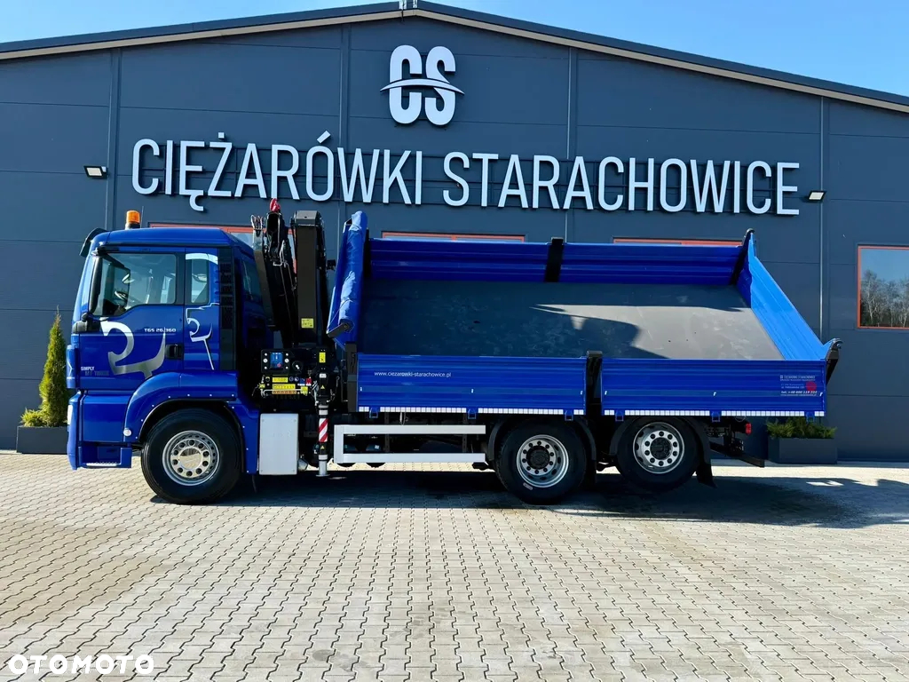 MAN MAN TGS TGX TGM TGL 26.360 Wywrotka 3S + HDS HMF 12,6 m // 4 x wysuw // 6x4 , 6x2 , kiper , wywrot kran dzwig żuraw crane Stan Perfekcyjny ! - 24