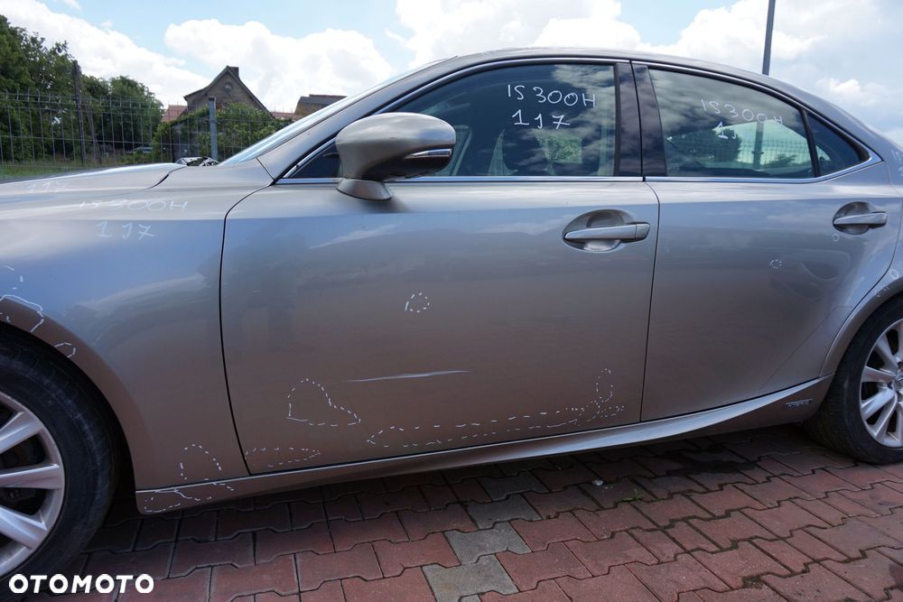 DRZWI PRZEDNIE LEWE IS III E3 1J7  SREBRNY ATOMIC LEXUS 2013-2017 - 2