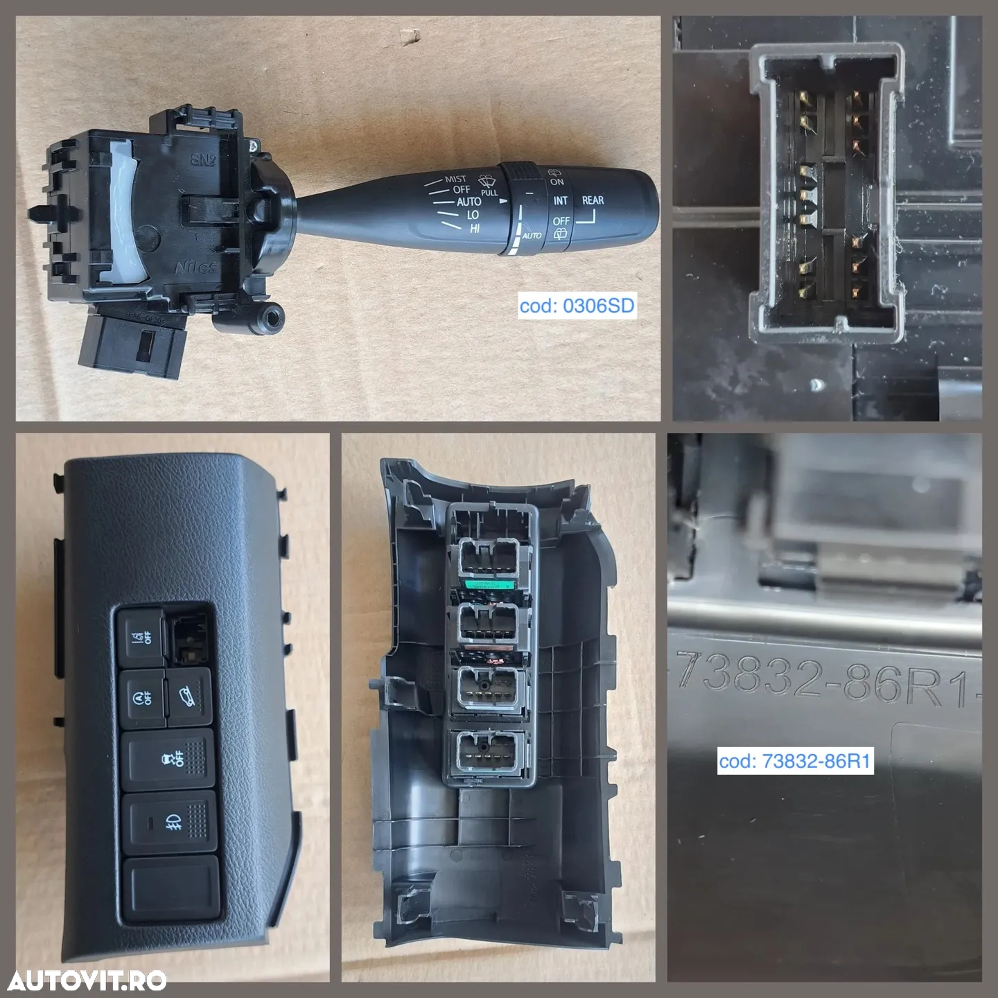 Suzuki Vitara LY ceasuri bord navigatie panou clima spira volan maneta lumini stergatoare panou butoane geamuri electrice incalzire scaune camera parbriz - 7