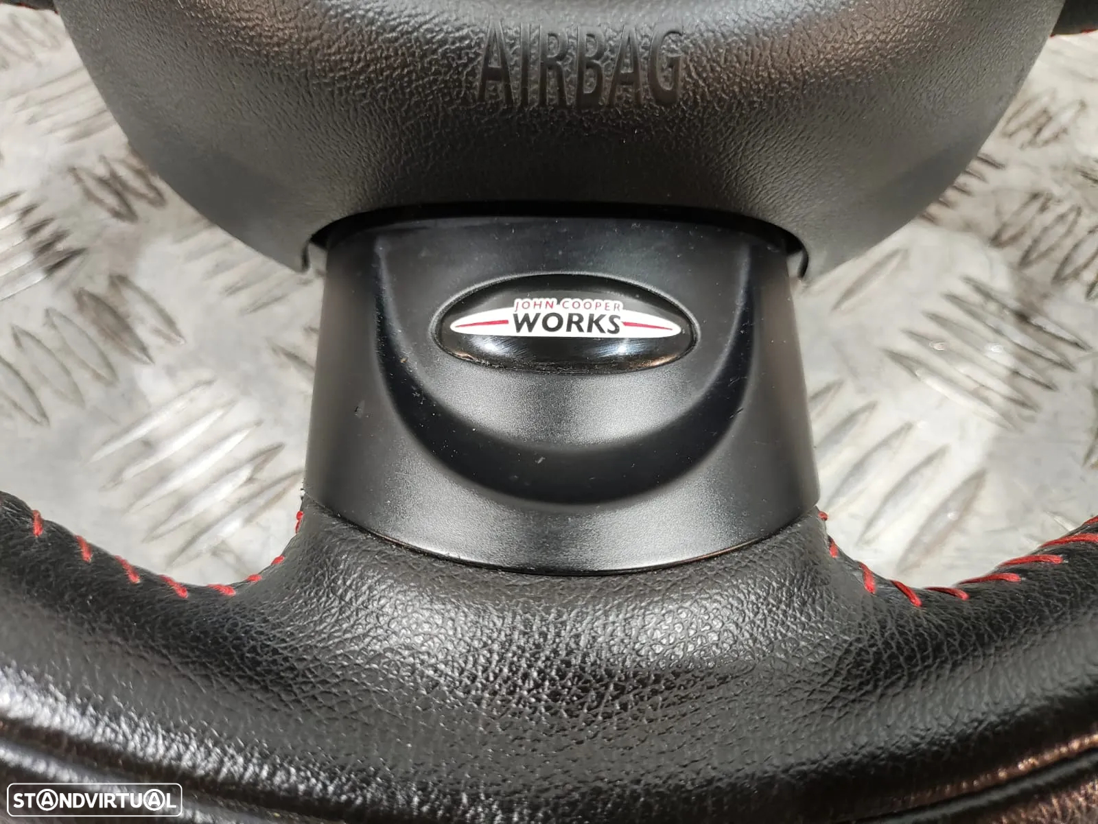 Volante + Airbag Completo Mini Cooper JCW Original - R56 R57 R58 R59 R60 - Comandos Multifunções John Cooper Works Guiador - 9