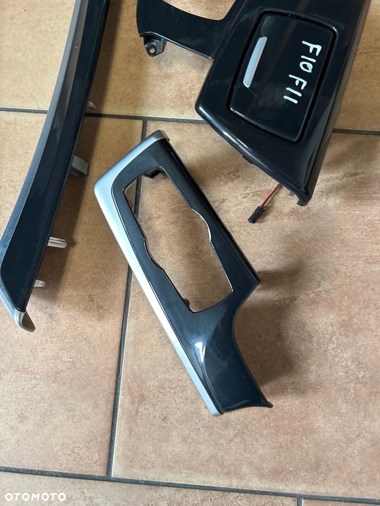 BMW 5 F10 LISTWY DEKOR DRZWI KOMPLET 9206371 - 4