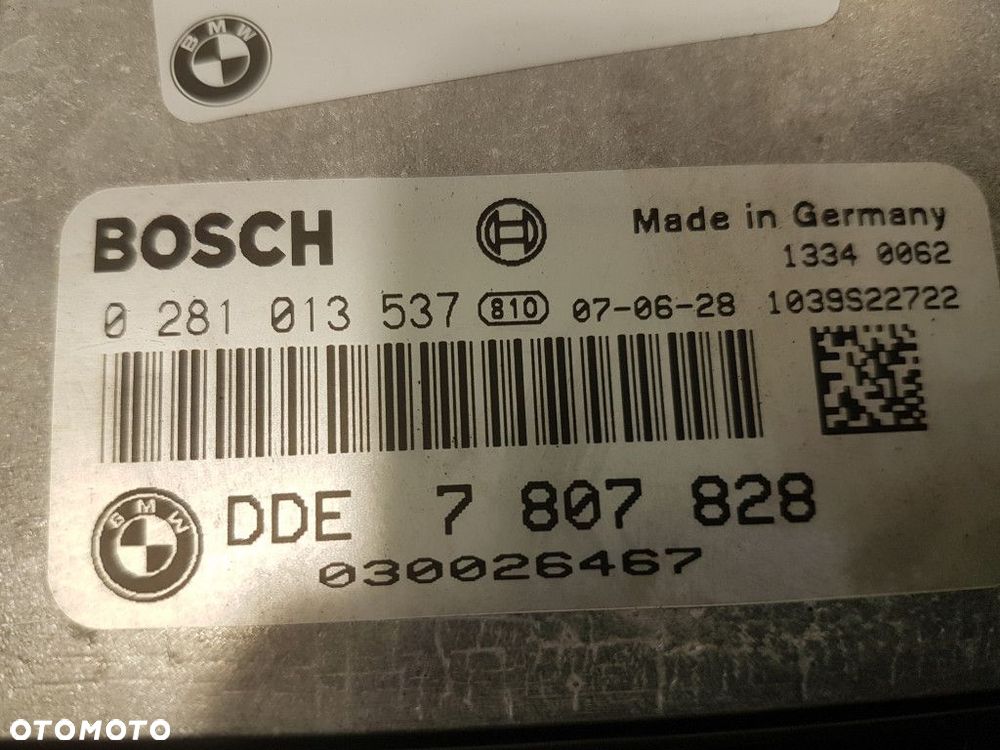 BMW 1 E87 2.0D STEROWNIK SILNIKA 7807828 N47 - 2