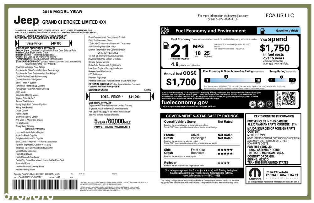 Jeep Grand Cherokee 3.6 V6 Limited - 6