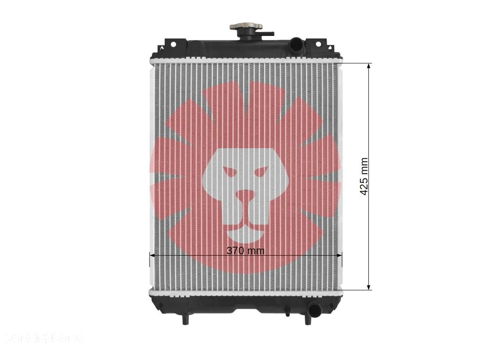 NOWA CHŁODNICA WODY CASE CX20B CX22B CX26B CX27B CX30B NEW HOLLAND E26B E29B - 3