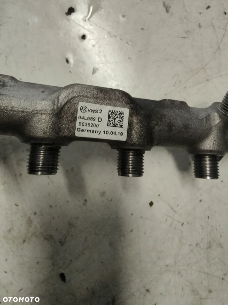 VW GOLF VII LIFT 19r 2.0 TDI LISTWA WTRYSKOWA 04L089D - 2