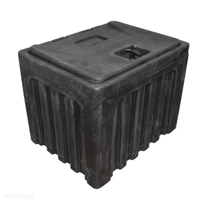 Lada pentru scule fara suport, din plastic negru 468x470x600 mm - 4