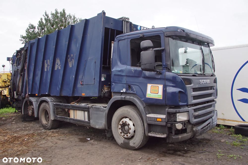 Auto na części - Scania P280 9.3 D 280 KM DC938 GR875 2009R Silnik Skrzynia Drzwi Maska Kabina Lampa Lusterko Klamka Szyba Deska Kokpit Sterownik Moduł Czujnik Licznik Panel Kierownica - 9