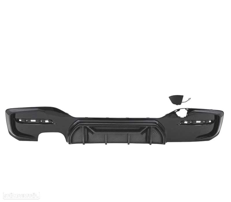 DIFUSOR TRASEIRO BMW F20 LCI 15-19 LOOK COMPETITION CARBONO - 5