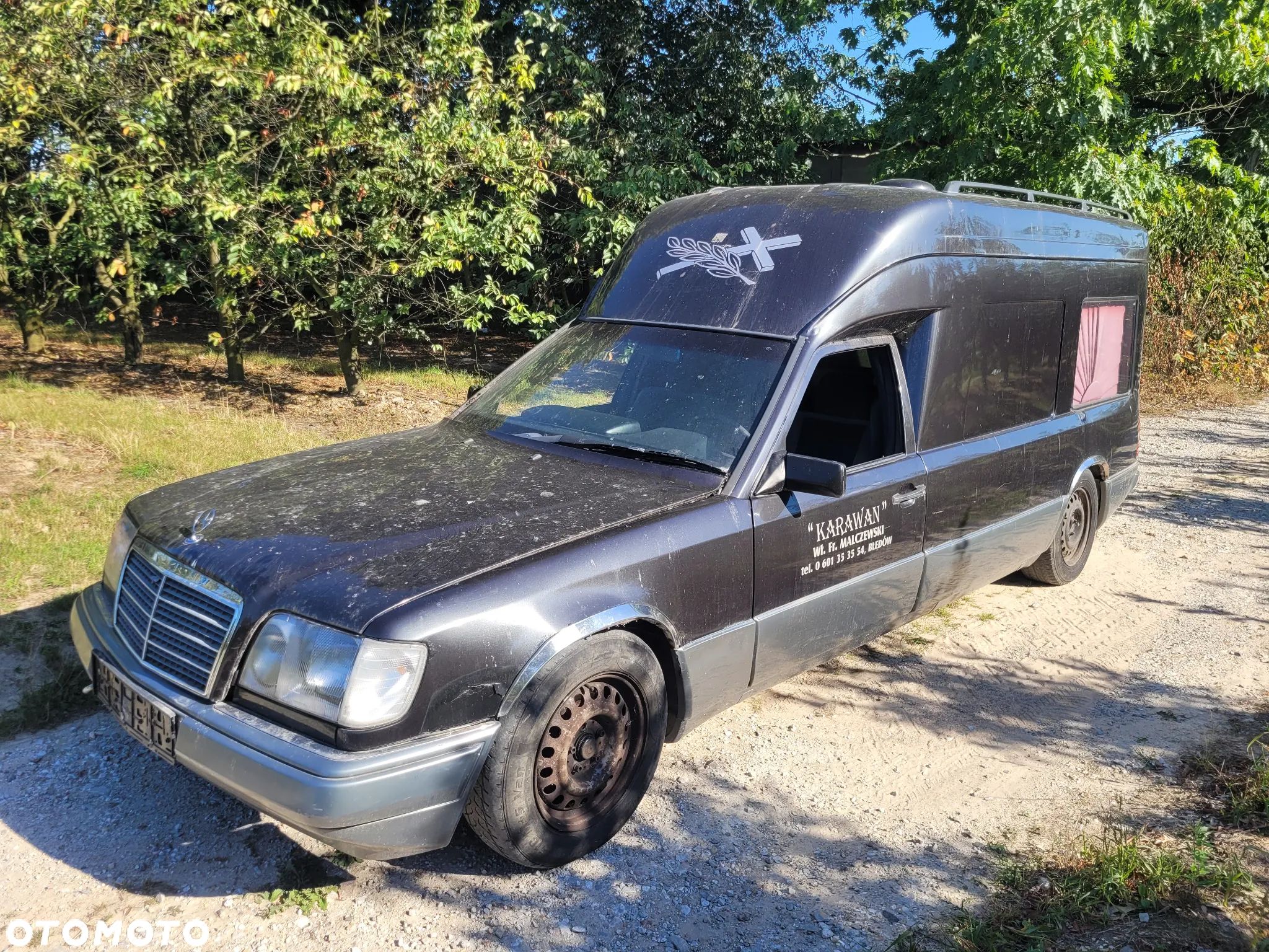 mercedes w124 karawan maska zderzak lampa grill błotnik drzwi zbiornik paliwa szyba lusterko - 1