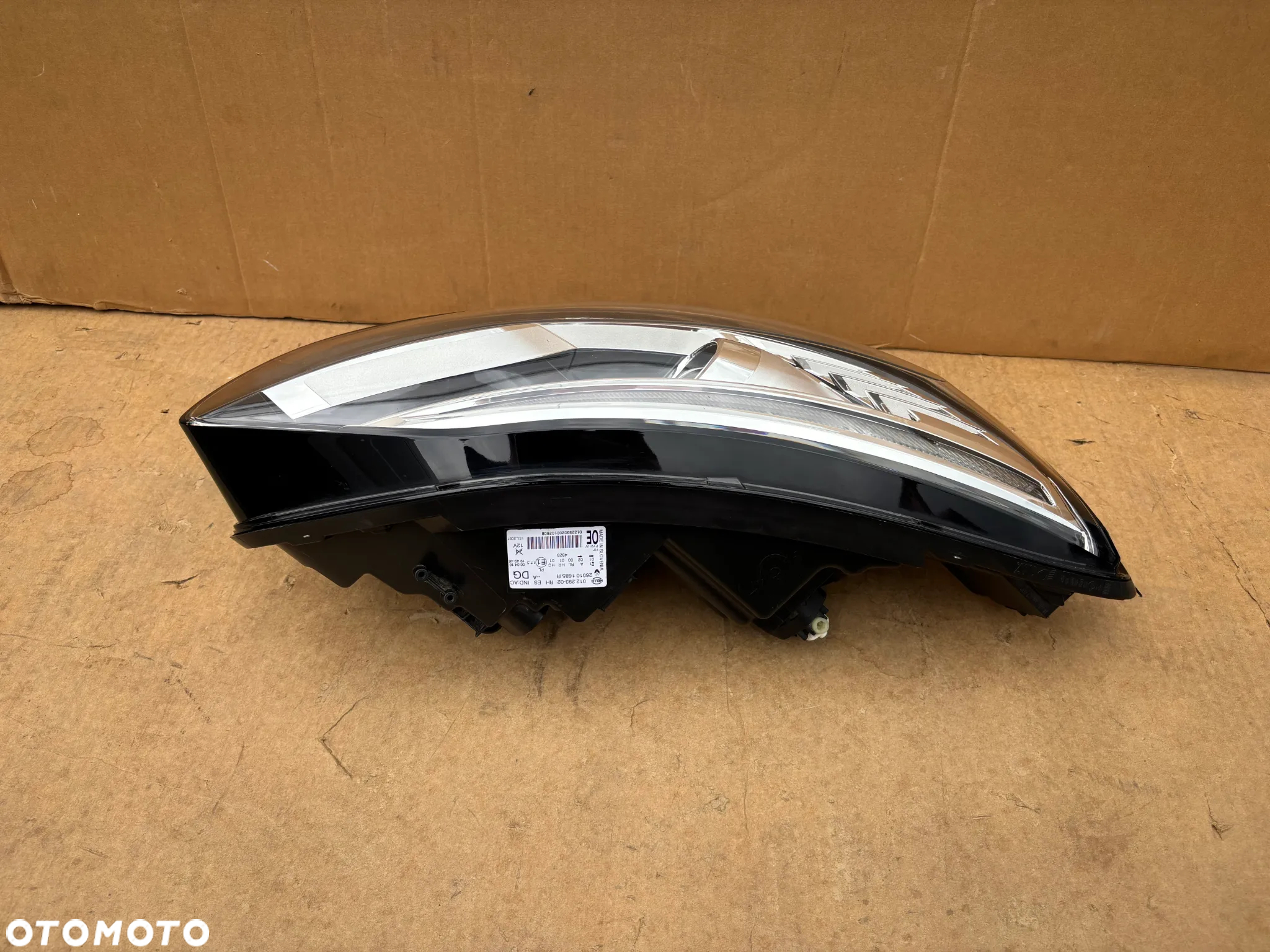 Oryginalna Lampa Przednia Prawa Renault Scenic IV 4 260101685R H7 Led Europejska - 5