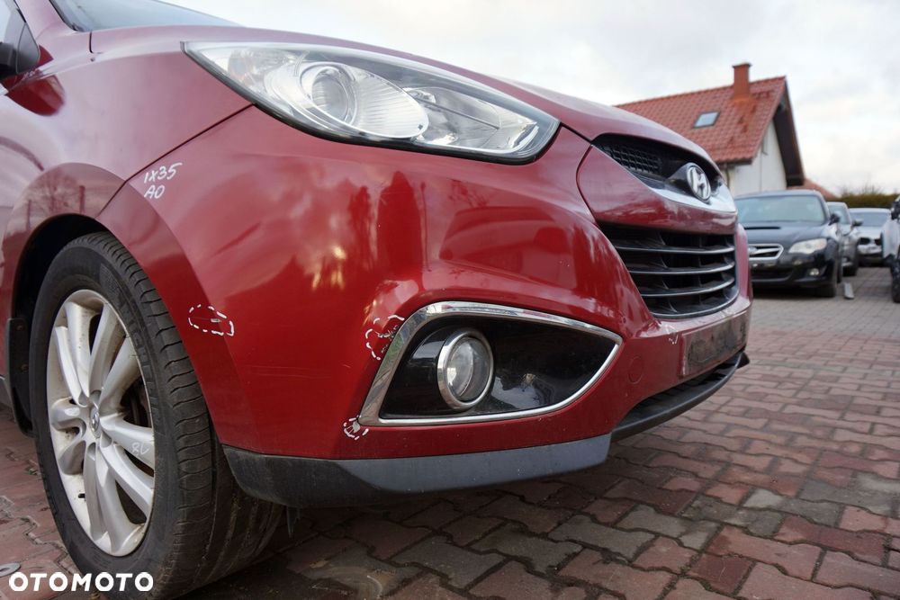 MASKA ZDERZAK BŁOTNIKI LAMPY IX35 I AA1 A0  HYUNDAI 2009-2015 CZERWONY (INFRA RED) PRZÓD KOMPLETNY - 4