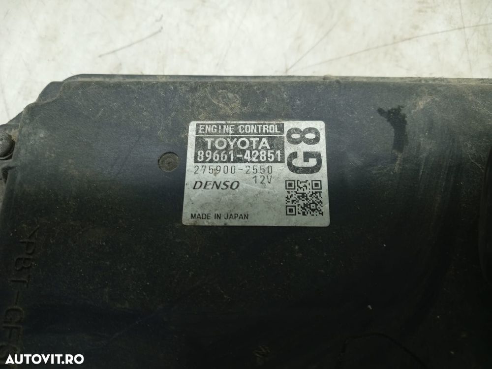 Calculator motor ecu 2.2 d-4d 89661-42851 275900-2550 Toyota RAV4 3 [ - 3