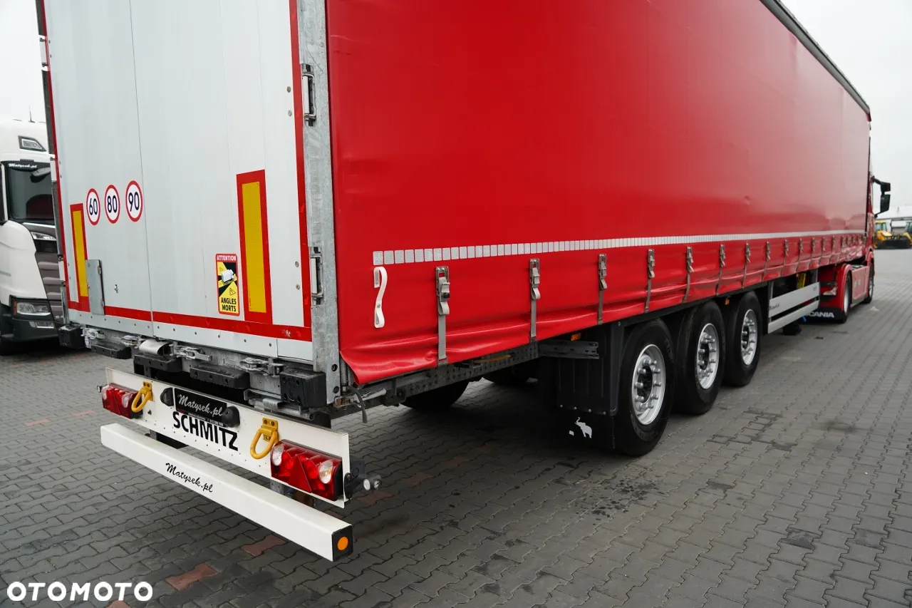 Scania R 450 / ZESTAW / + SCHMITZ / FIRANKA STANDARD / PODNOSZONA OŚ / DACH PODNOSZONY / 2022 ROK PODNOSZONA - 15