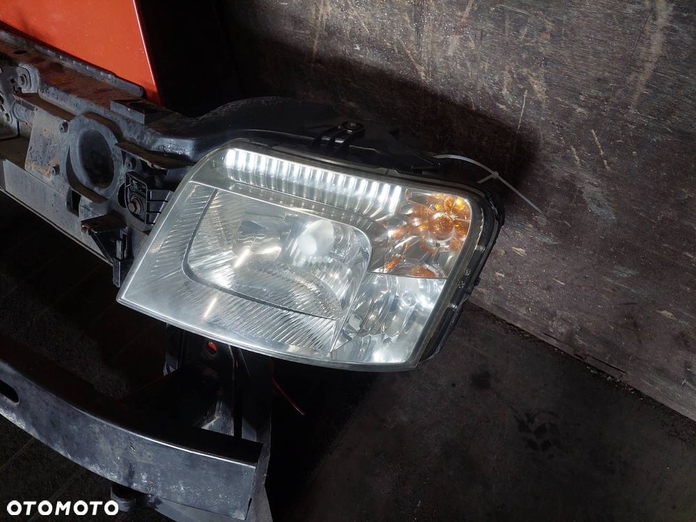 KOMPLETNY PRZÓD MASKA ZDERZAK BŁOTNIKI LAMPY PAS PRZEDNI FIAT PANDA II 199 - 12
