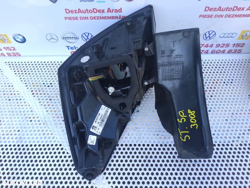Stop Peugeot 3008 an 2016-2024 stopuri stânga dreapta exterior aripa cod 9810477080 9810477180 - 5