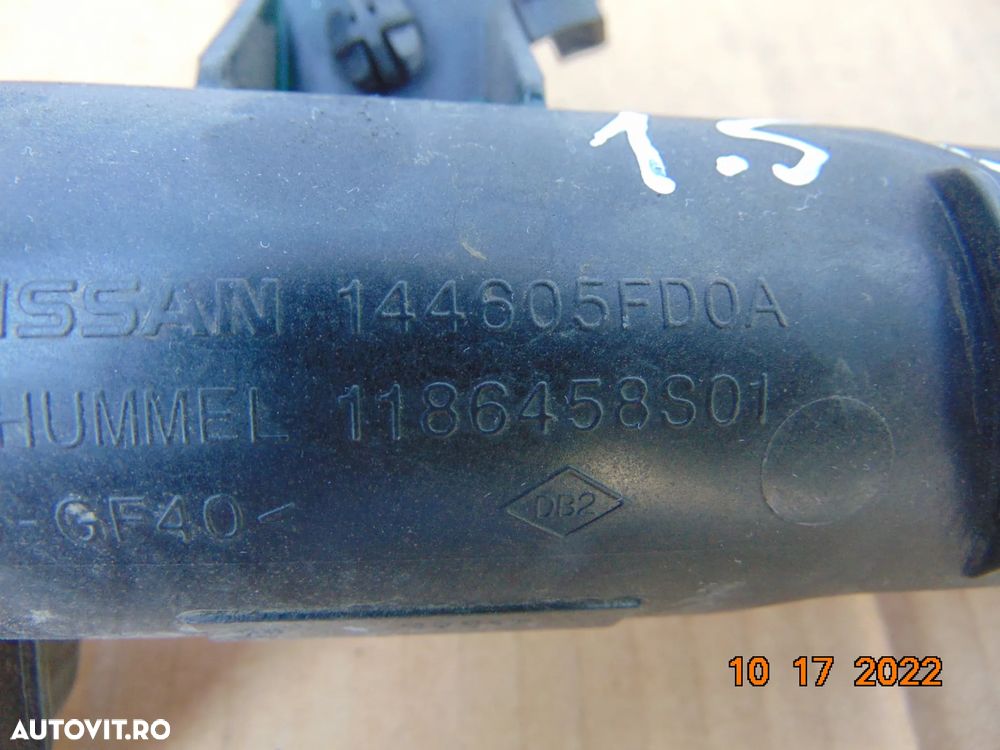 Furtun aer Nissan Micra 1.5 conducta aer qashqai Renault Clio 4 kangoo captur kadjar - 2