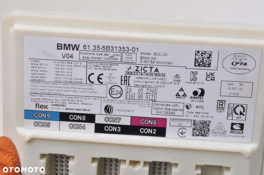 BMW F40 G01 G05 1.5 SKRZYNKA MODUŁ BSI 5B31353 - 4