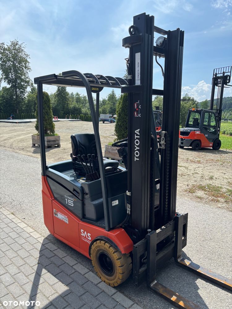 Toyota wózek widłowy  7FBEST15 wolny skok 5,5M TRIPLEX 4 SEKCJE DLA SADOWNIKA - 4