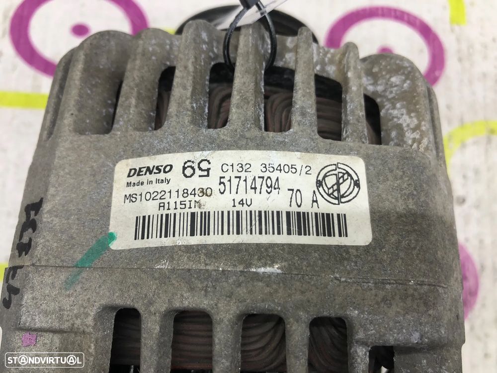 Alternador FIAT PUNTO (188_) 1.2 Ref - 51714794 NO-50283 - 4