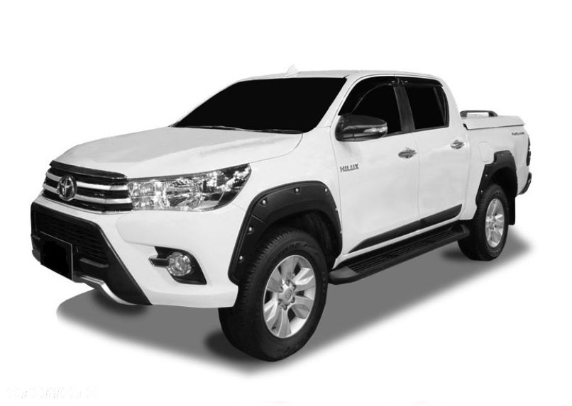 Listwy Boczne Nakładki Ochronne na Drzwi TOYOTA HILUX 2015- 2025 - 1