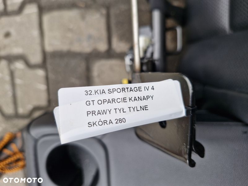 kia sportage 4 iv gt oparcie kanapy prawy tył prawe tylne - 5