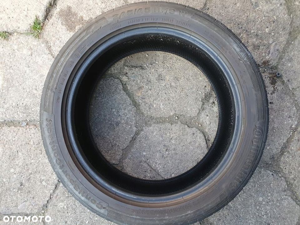 245/45R19 Continental ContiSportContact lato 4,6mm - 5
