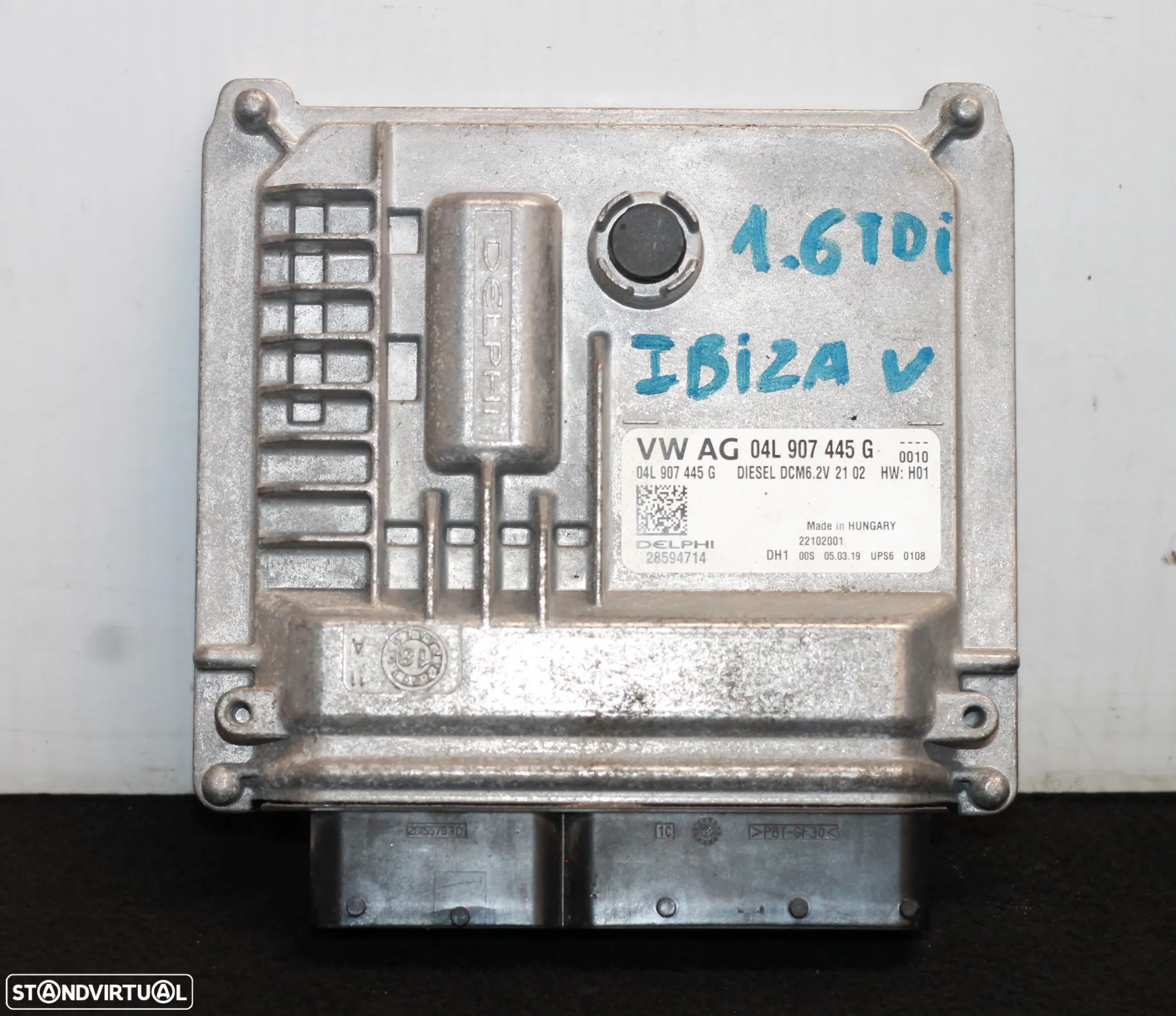 CENTRALINA DE MOTOR SEAT IBIZA V 1.6 TDI - 2