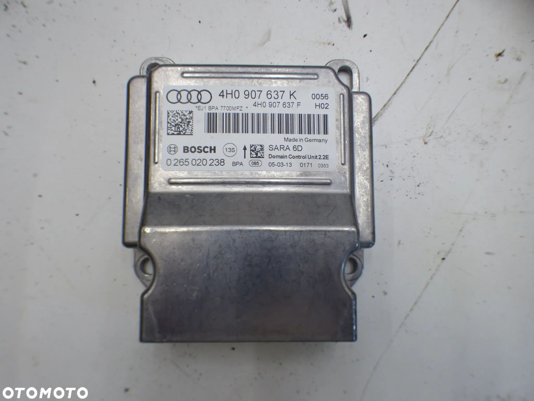 AUDI A6 S6 C7 4G MODUŁ PRZYSPIESZENIA JEDNOSTKA STERUJĄCA ESP 4G0907637K - 1