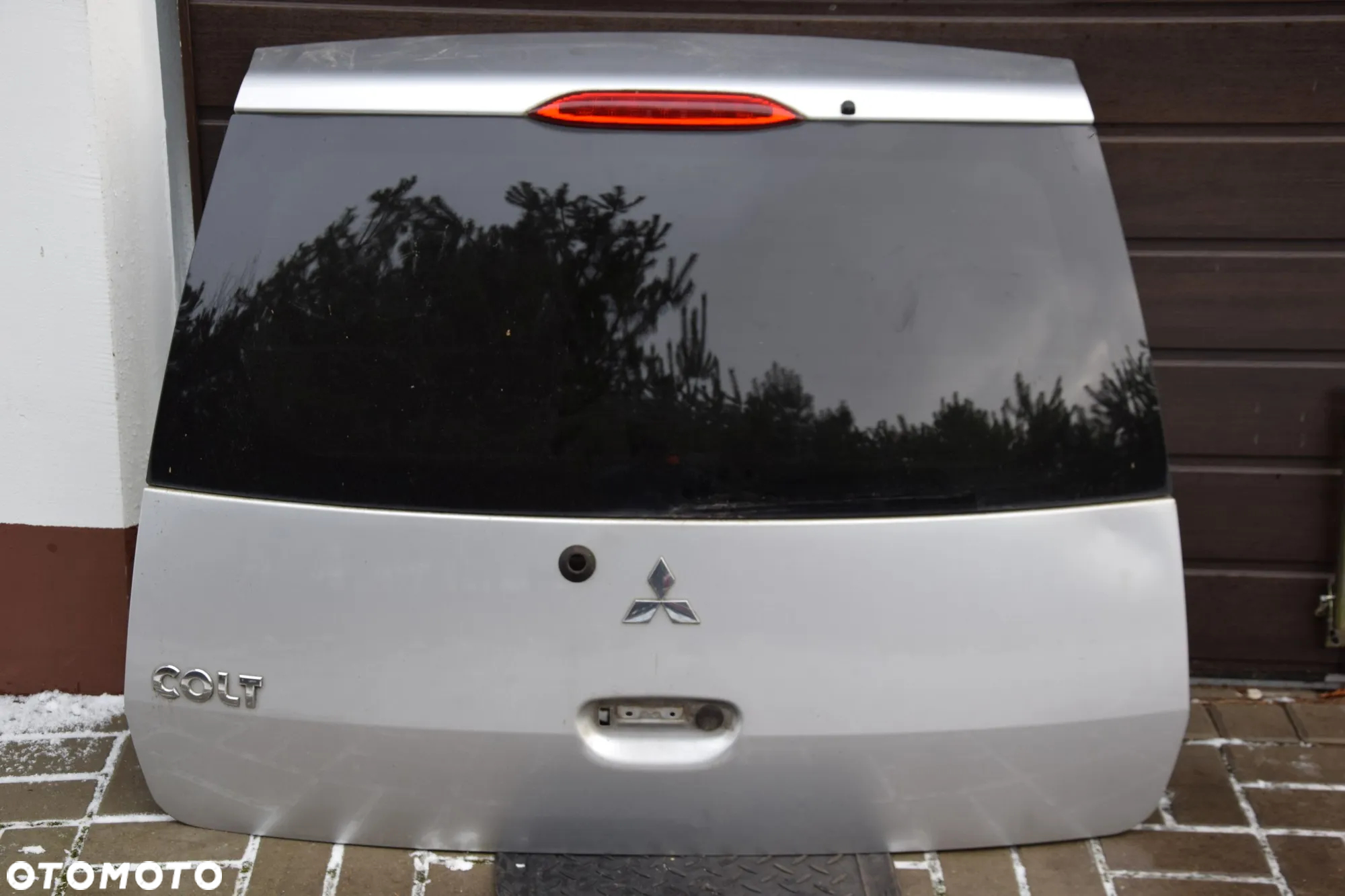 Mitsubishi COLT 6 VI Z30 04-08 5D KLAPA bagażnika srebrna A50 srebrna - 4