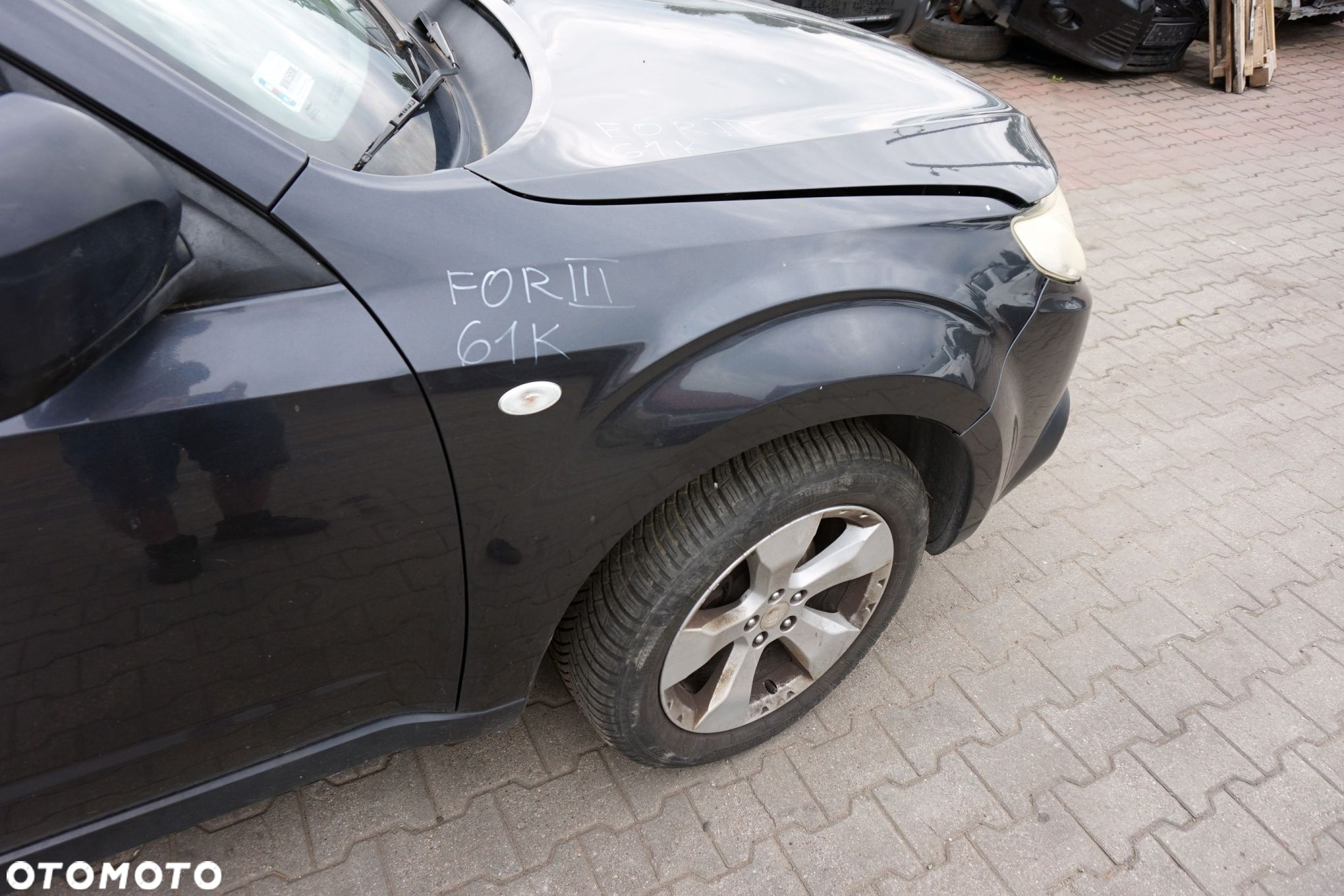 MASKA ZDERZAK BŁOTNIKI LAMPY FORESTER III SH 61K  SUBARU 2008-2013 SZARY PRZÓD KOMPLETNY - 15