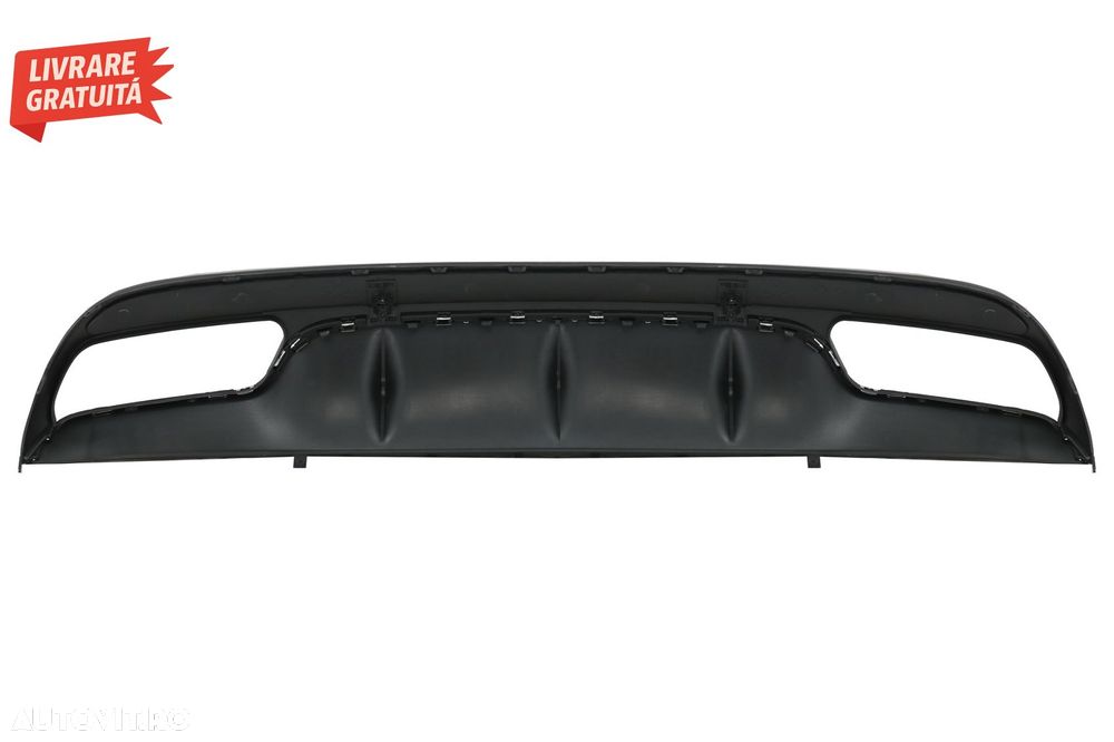 Difuzor Bara Spate cu Ornamente tobe Mercedes C-Class W205 S205 (2014-2020) C63 De- livrare gratuita - 5