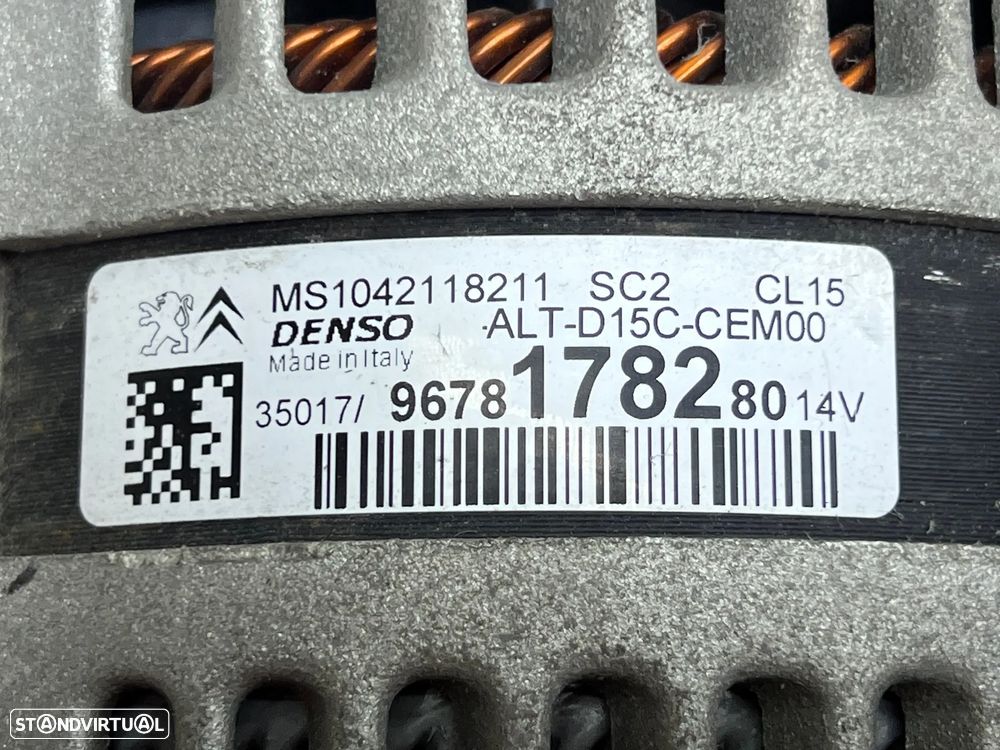 Alternador DS DS 4 1.2 VTi Ref. 9671530880 - NO. 50311 - 4
