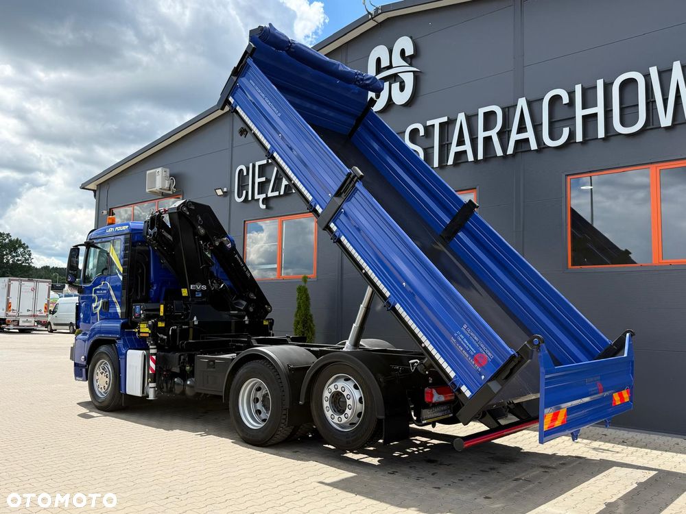 MAN TGM TGS TGX 26.360 // E5 // Klimatyzacja/ 6x2 6x4 // WYWROTKA 3-S // HMF 1420 K2 // kipper, krane, crane, żuraw, dźwig, wywrot - 13