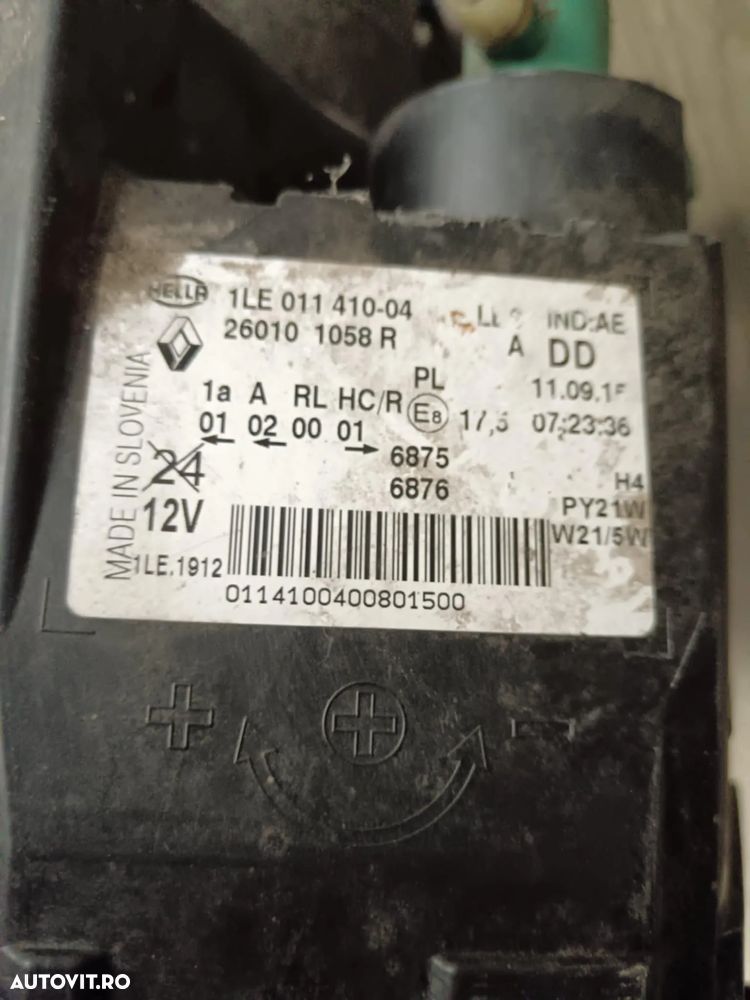 Far stanga/ dreapta opel vivaro b/ renault trafic 2014-2019 26010 1058 r, 26060 1667 r - 2