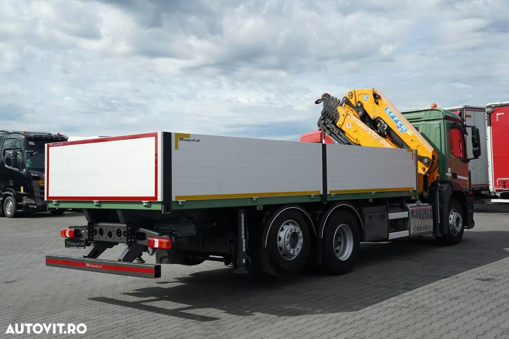 Mercedes-Benz ANTOS 2540 / 6x2 / 6.4 M LIVRARE / MACARA EFFER 265 / MAX. CAPACITATE DE RIDICARE 7.475 KG / TELECOMANDĂ / PUNȚ DE DIRECȚIE - RIDICARE / EURO 6 - 13