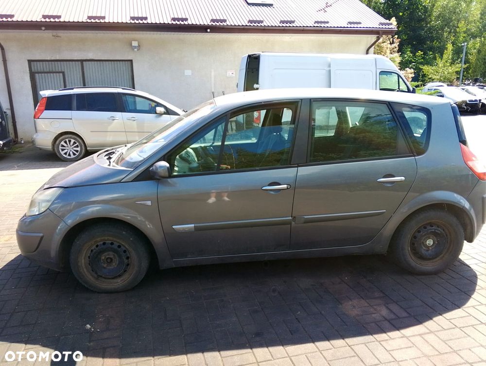 KOMPLETNY PRZÓD Renault Megane Scenic II Przed Lift 03-06 NV603 603 Europa MASKA LAMPA ZDERZAK BŁOTNIK GRILL ATRAPA PAS PRZEDNI WZMOCNIENIE CZOŁOWE CHŁODNICA HALOGEN do założenia bez malowania - 2