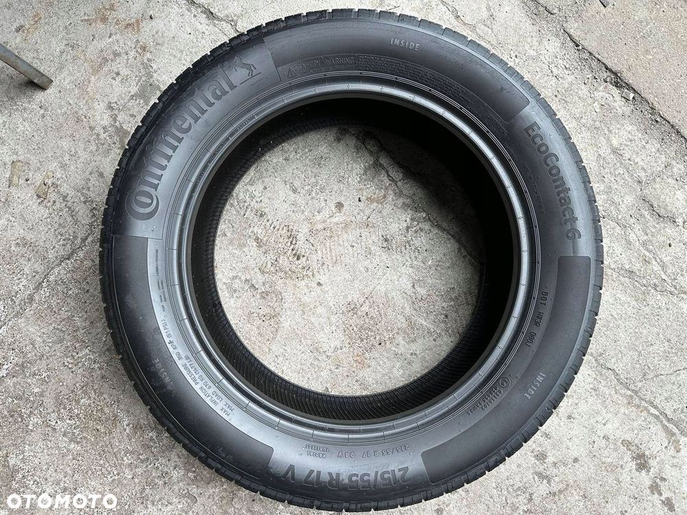 215/55R17 Continental EcoContact 6 opon lato 6,6mm - 9
