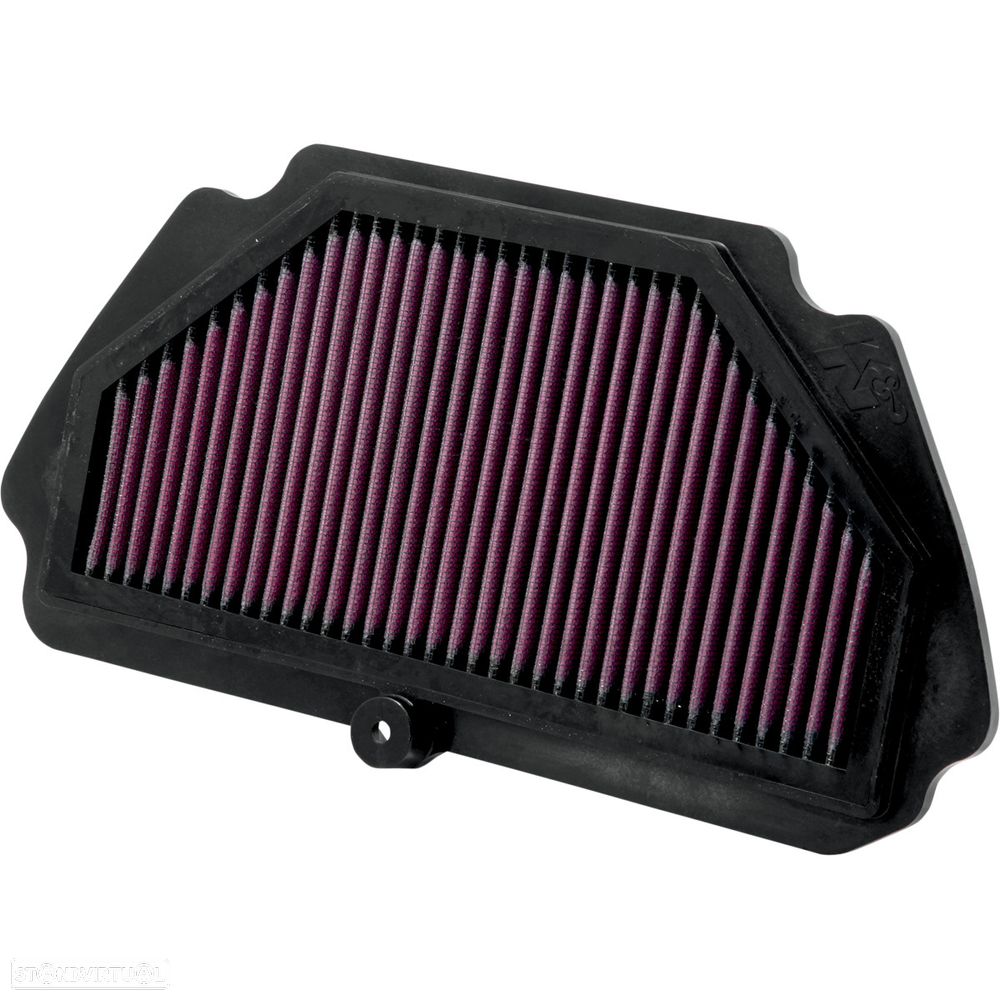 filtro de ar desportivo k&n substituição do filtro de ar ​​kawasaki zx6r ka-6009 - 1