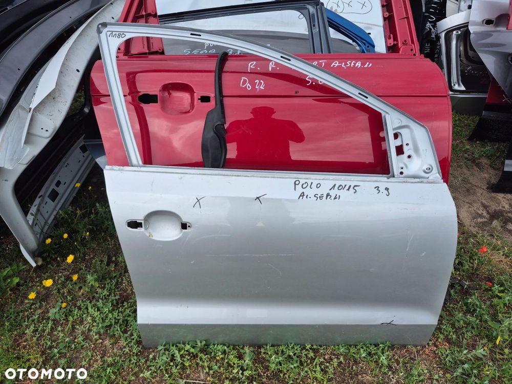 Drzwi Volkswagen Polo 6R 6C 2009-2016r. Przód Prawy - 1