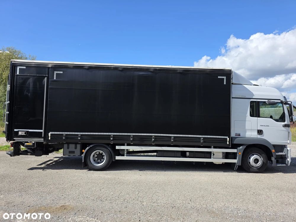 MAN TGM 15.290 / BURTO-FIRANKA / AUTOMAT / CAŁY NA PODUSZKACH / KLIMA POSTOJOWA /18EURO PALET / SPROWADZONY  / E6 / LIFT  / WINDA / - 7