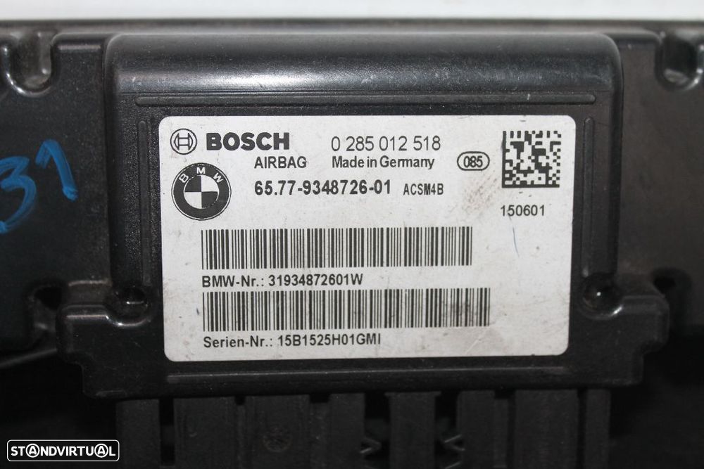 Centralina de Airbag BMW Serie 3 F31 - 2