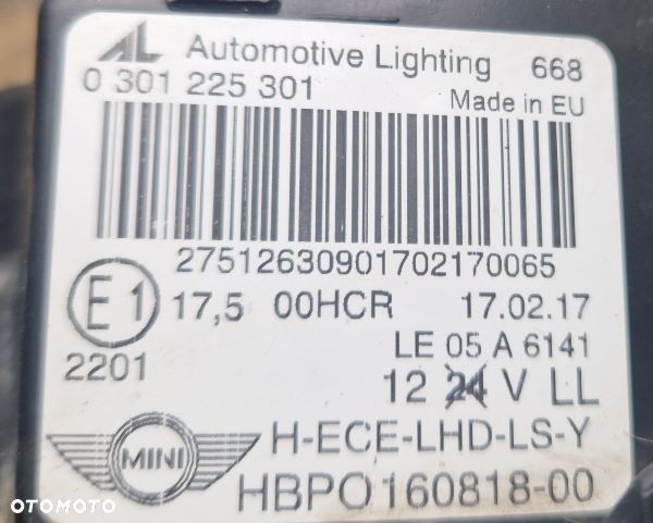 MINI ONE CLUBMAN  R56 R55 R57 LCI LIFT LAMPA REFLEKTOR PRZÓD PRZEDNIA LEWA PRAWA KOMPLET - 8