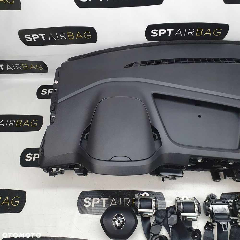 RENAULT KANGOO III DESKA ROZDZIELCZA KONSOLA KOKPIT PULPIT PODUSZKI AIRBAG AIR BAG PASY KIT SET - 2
