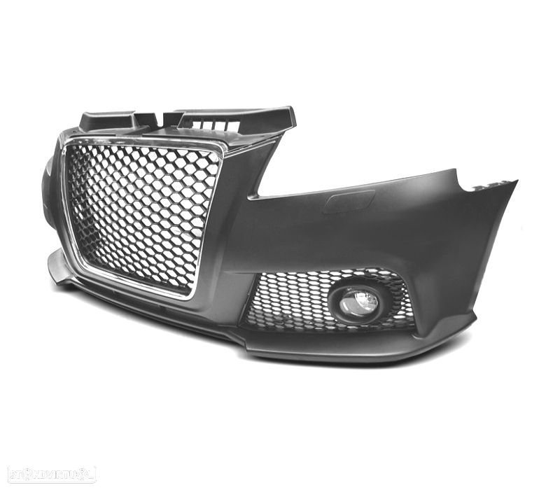 PARA-CHOQUES FRONTAL AUDI A3 8P 08-12 LOOK RS3 CROMO SRA - 3