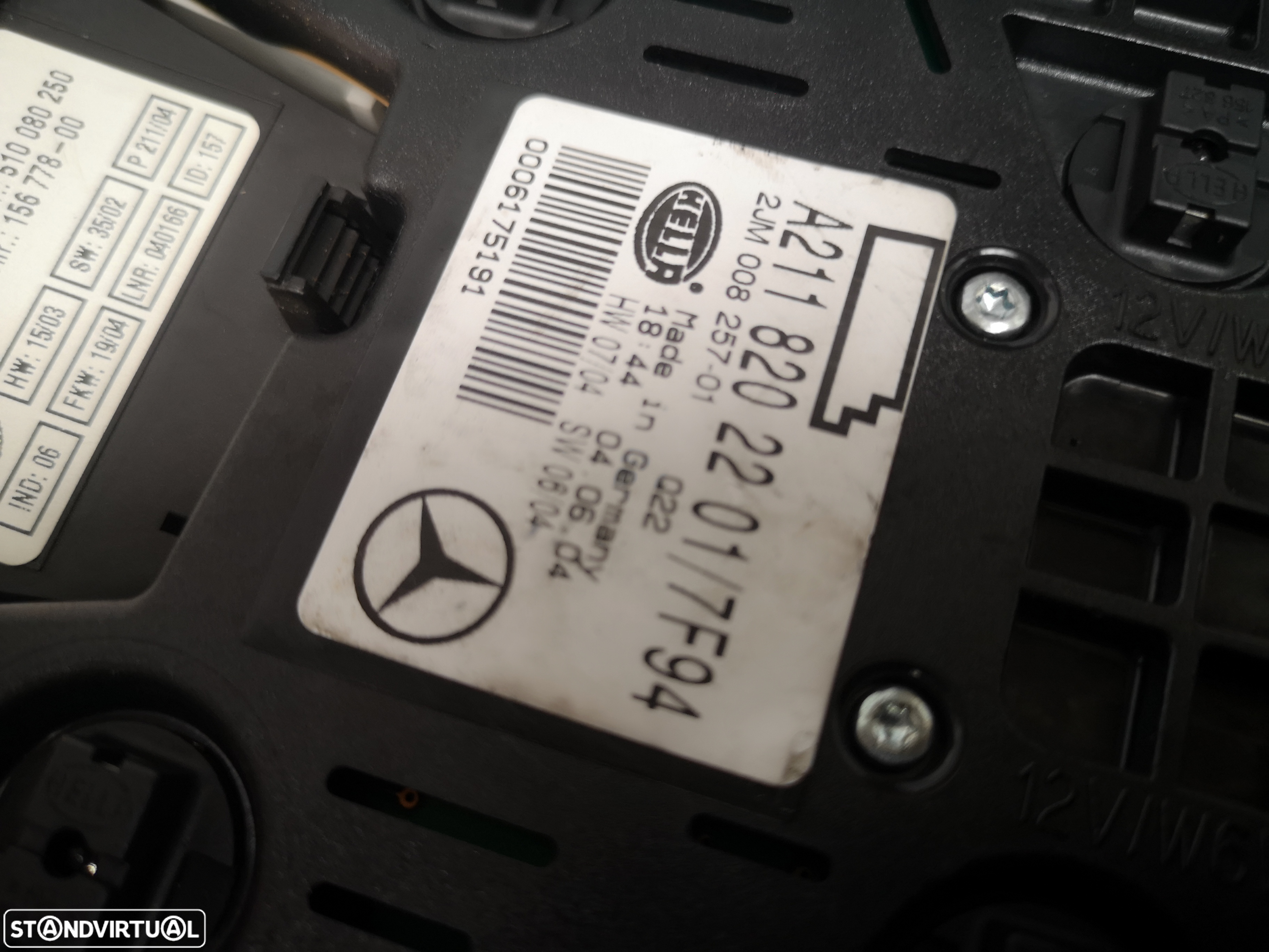 Plafonier Luz interior traseira Mercedes w211 class e  2003+ - 5