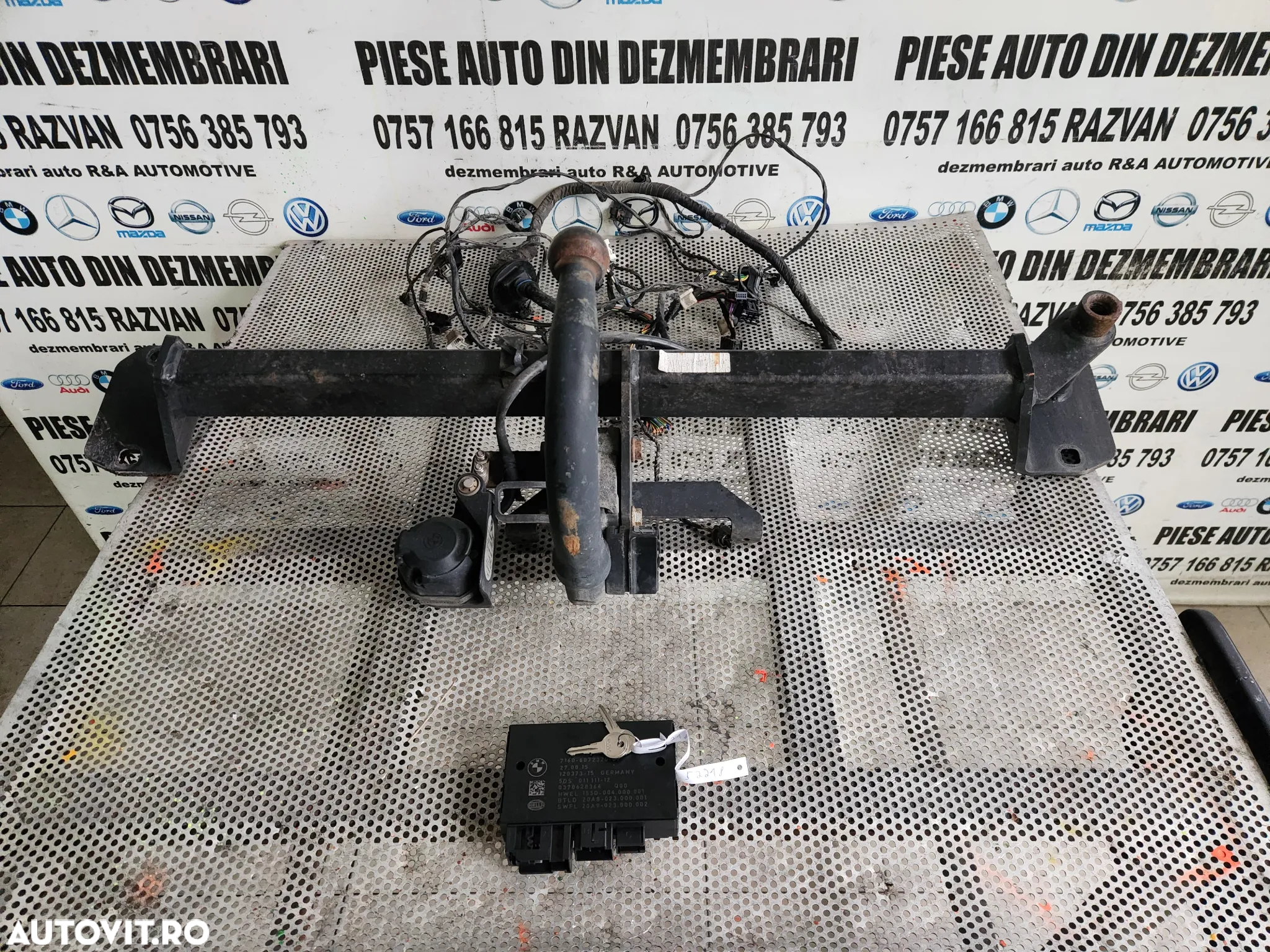Carlig Cui Remorcare Tractare Complet Bmw Seria 2 F45 F46 Modul Instalatie Priza 2 Chei 2014-18 - 7