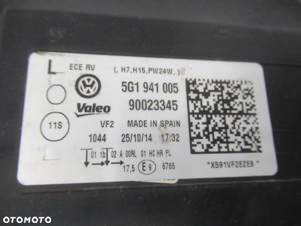 LAMPA PRZEDNIA PRZÓD LEWA VW GOLF VII 7 2012-2016 rok - 13